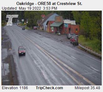 Oakridge - ORE58 at Crestview St. (927) - Oregon