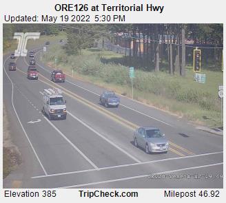 ORE126 at Territorial Hwy (928) - Oregon