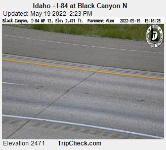 Idaho - I-84Â at Black Canyon N (940) - Oregon