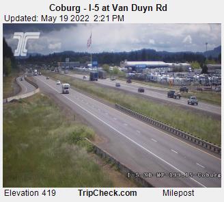 Coburg - I-5 at Van Duyn Rd (943) - Oregon