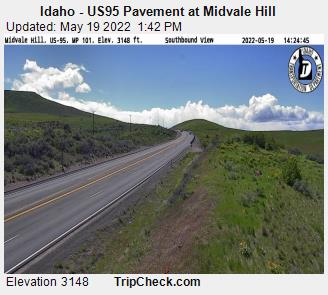 Idaho - US95 Pavement at Midvale Hill (950) - USA