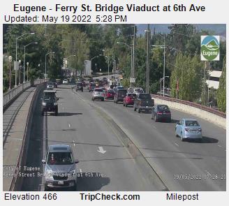 Eugene - Ferry St. Bridge Viaduct at 6th Ave (956) - USA