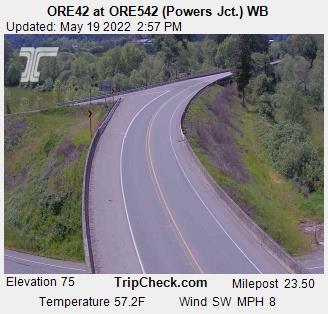ORE42 at ORE542 (Powers Jct.) WB (970) - Oregon
