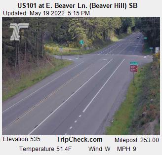 US101 at E. Beaver Ln. (Beaver Hill) SB (971) - USA