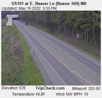 US101 at E. Beaver Ln (Beaver Hill) NB (972) - USA