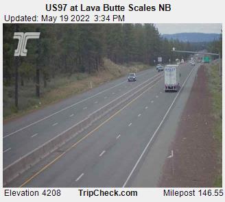 US97 at Lava Butte Scales NB (984) - USA