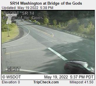 SR14 Washington at Bridge of the Gods (987) - Oregon
