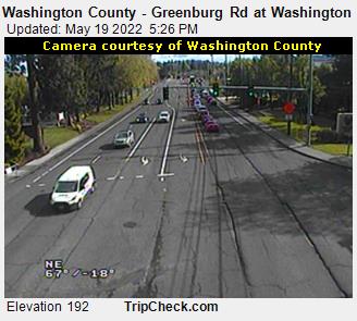 Washington County - Greenburg Rd at Washington Square Rd (998) - Oregon