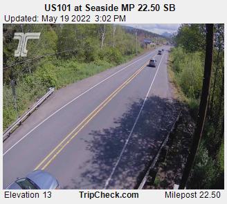 US101 at Seaside MP 22.50 SB (1010) - Oregon