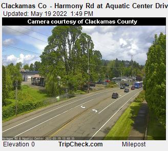 Clackamas Co - Harmony Rd at Aquatic Center Driveway (1017) - Oregon