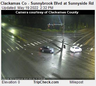 Clackamas Co - Sunnybrook Blvd at Sunnyside Rd (1019) - Oregon