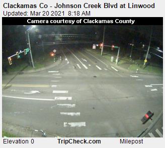 Clackamas Co - Johnson Creek Blvd at Linwood (1020) - Oregon