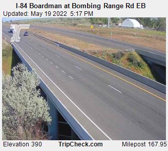 I-84 Boardman at Bombing Range Rd EB (1026) - Oregon