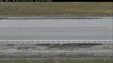 Castle Rock - 20 miles north of Belle Fourche along US-85 @ MP 78 - Camera Looking Northwest - South Dakota