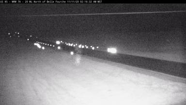 Castle Rock - 20 miles north of Belle Fourche along US-85 @ MP 78 - Camera Looking Southwest - USA