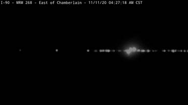 Chamberlain East - East of town along I-90 @ MP 268 - Camera Looking West - USA