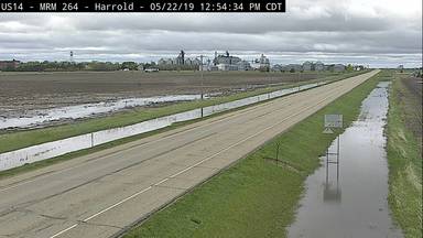 Harrold - East of town along US-14 @ MP 264.0 - Camera Looking West - USA