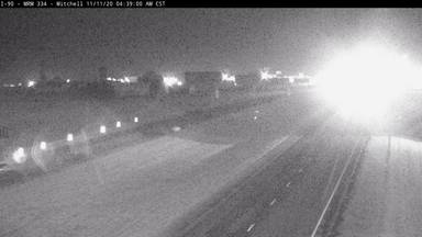Mitchell - East of town along I-90 @ MP 333.8 - Camera Looking West - USA
