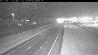 North Sioux City - 2 miles north of town along I-29 @ MP 2 - Camera Looking North - South Dakota