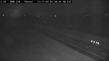 Peever - South of town along I-29 @ MP 218 - Camera Looking North - South Dakota
