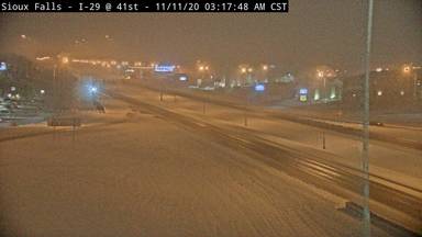 Sioux Falls 41st St - I-29 @ W 41st St (Exit 77) - Camera Looking North - USA
