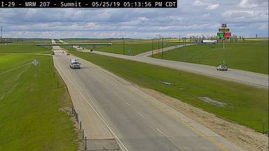 Summit - West of town along I-29 @ MP 207 - Camera Looking North - South Dakota