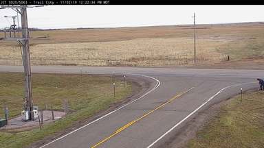 Trail City - 4 miles west of town at junction SD-20 & SD-63 - Camera Looking South - South Dakota