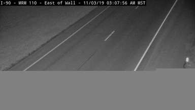 Wall - East of town along I-90 @ MP 111.5 - Camera Looking East - USA