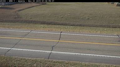 Wewela - US-183 @ MP 1 - road surface view - South Dakota