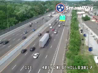 I-40/75 @ East of West Hills (1564) - Tennessee
