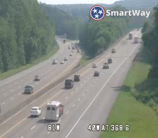 I-40 West @ 368.6 Mile Marker (1587) - Tennessee