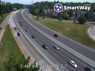 I-440 WB @ 21st Avenue (MM 2.86) (R3_067) (2080) - Tennessee