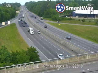 I-40 WB @ Old Hickory Boulavard (Hermitage) (MM 221.22) (R3_113) (2086) - Tennessee