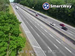 I-40 WB @ New Hope Road (MM 222.14) (R3_114) (2087) - Tennessee