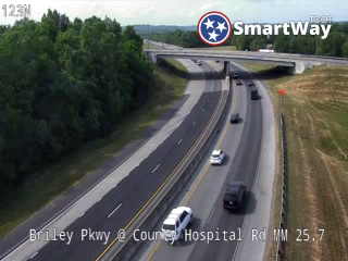 Briley Pkwy NB @ County Hospital Road (MM 25.34) (R3_123) (1298) - Tennessee