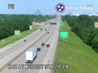 I-40 West of Weigh Station (1311) - Tennessee