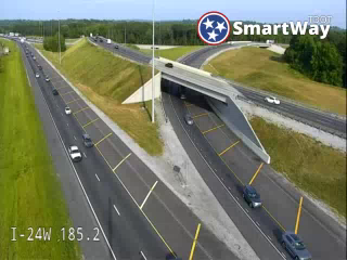 I-24 West @ I-75 Junction (1886) - Tennessee