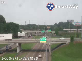 I-55/ I-240 Jct. southbnd lanes (2218) - Tennessee