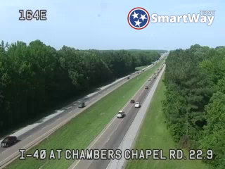 I-40 EB at Chambers Chapel Rd at Mile Marker 22.9 (2296) - Tennessee