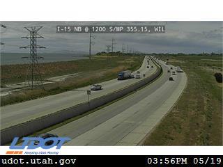 I-15 NB @ 1200 S / MP 355.15, WIL - USA