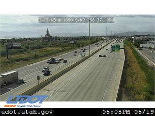 I-15 NB @ 1650 S / MP 268.37, ORM - Utah