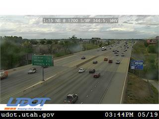 I-15 NB @ 1700 S / River Canal / MP 344.5, WHV - USA