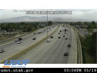 I-15 NB @ 200 W / MP 277.71, AFK - Utah