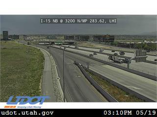 I-15 SB @ 2350 N / MP 282.7, LHI - Utah