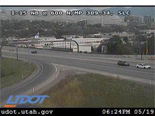 I-15 NB @ 600 N / SR-268 / MP 309.34, SLC - Utah