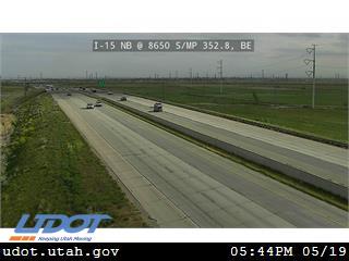 I-15 NB @ 8650 S / MP 352.8, BE - Utah