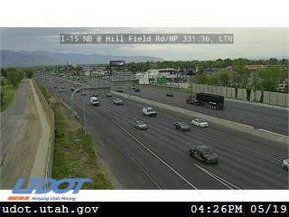 I-15 NB @ Hill Field Rd / 750 N / SR-232 / MP 331.36, LTN - Utah