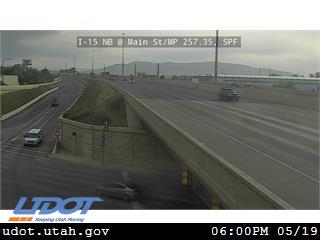 I-15 NB @ Main St / SR-156 / MP 257.35, SPF - Utah