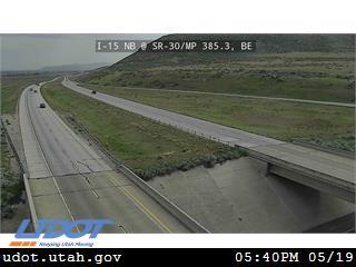 I-15 NB @ SR-30 / MP 385.3, BE - Utah