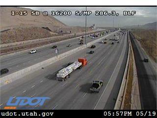 I-15 SB @ 16200 S / MP 286.3, BLF - Utah